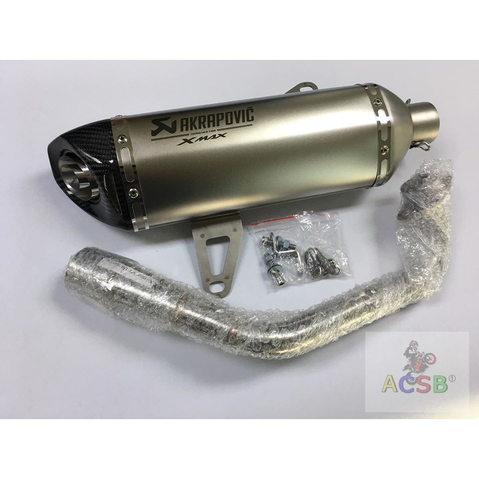 ชุดคอท่อ-ปลายท่อ-akrapovic-ตรงรุ่น-xmax300