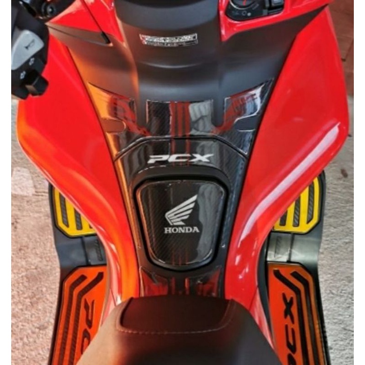 สติ๊กเกอร์กันรอย-honda-pcx-ปี-2014-2019-ลายเคฟล่าแบบนูน