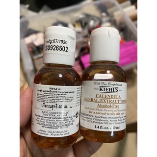 Kiehls Calendula Herbal Extract Toner Alcohol-Free 40ml โทนเนอร์สูตรปราศจากแอลกอฮอล์ แท้สคบ