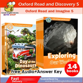 *มีไฟล์เสียงอ่าน+เฉลลยทุกเล่ม* หนังสือ Oxford read and Discover + Oxford Read and Imagine Level 5 (14 Books) Free audio