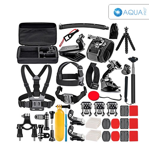 ภาพหน้าปกสินค้าGoPro Accessories kit 50 in 1 Bundle Action Camera Accessory Kit ชุดอุปกรณ์เสริมกล้องแอคชั่น for GoPro l Action Camera
