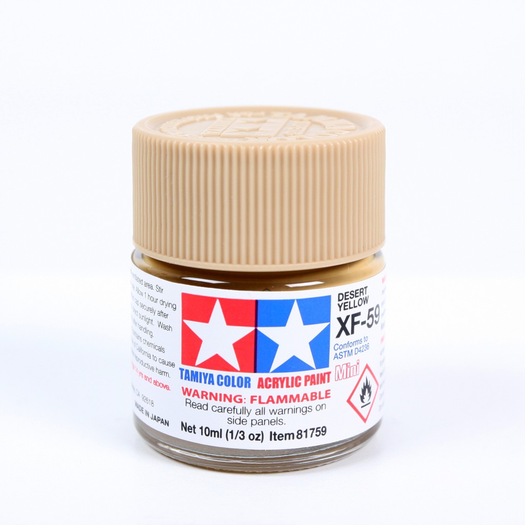 Tamiya X-8 colore acrilico per carrozzerie in plastica, 10ml, giallo limone
