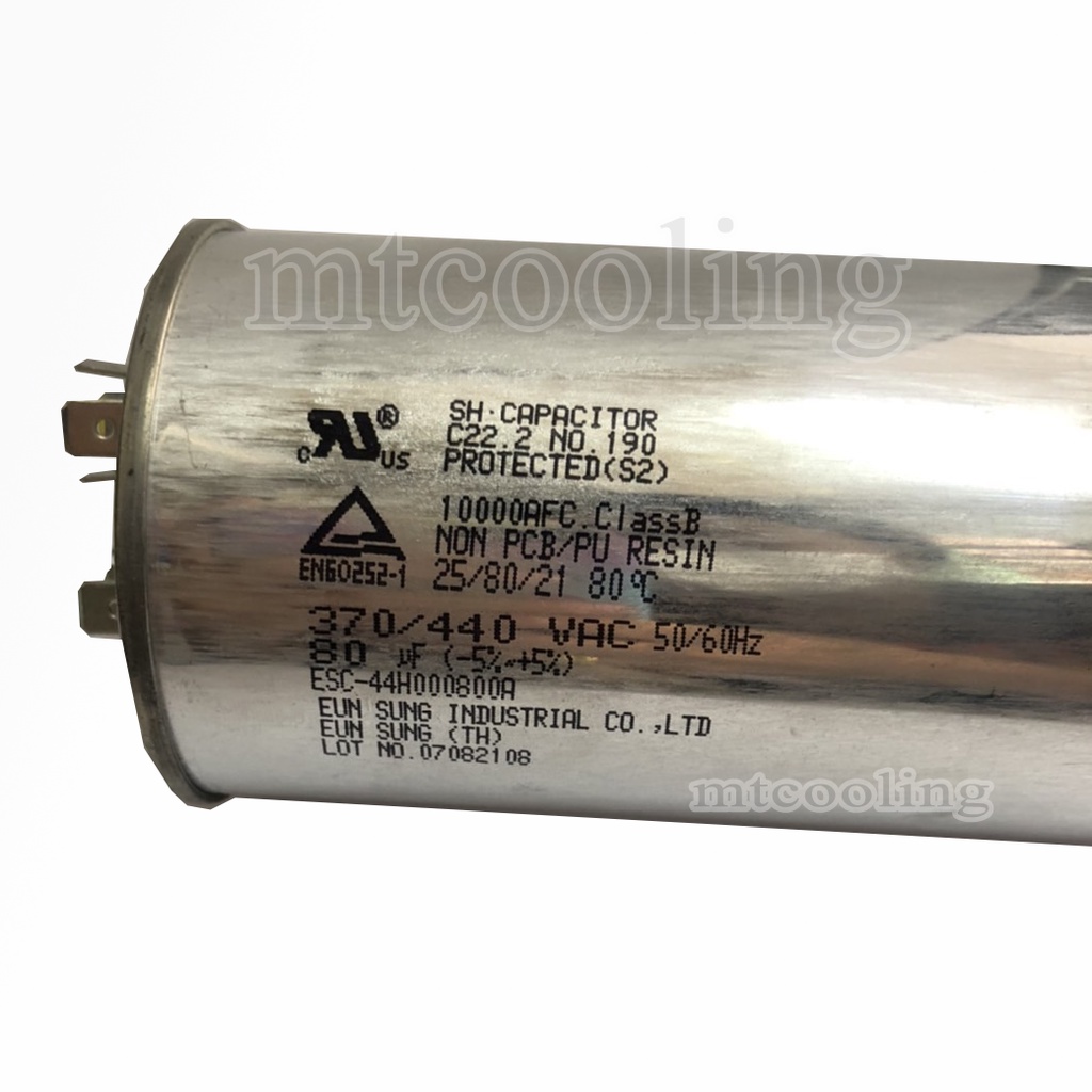 รันคาปาซิเตอร์-capacitor-แคปรัน-รันนิ่งแอร์-ขนาด-80-uf-5-ไฟ-370-440-vac-50-60hz