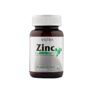 Vistra วิสทร้า ZINC 15MG (45 Tablets) ขนาด 22.5กรัม