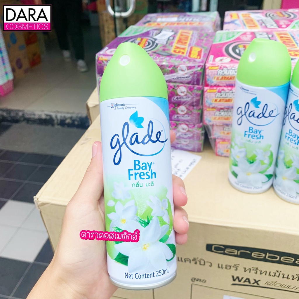 ถูกกว่าห้าง-glade-เกลด-ไบเฟรช-สเปรย์ปรับอากาศ-กลิ่นมะลิ-250-มล-ของแท้-dara