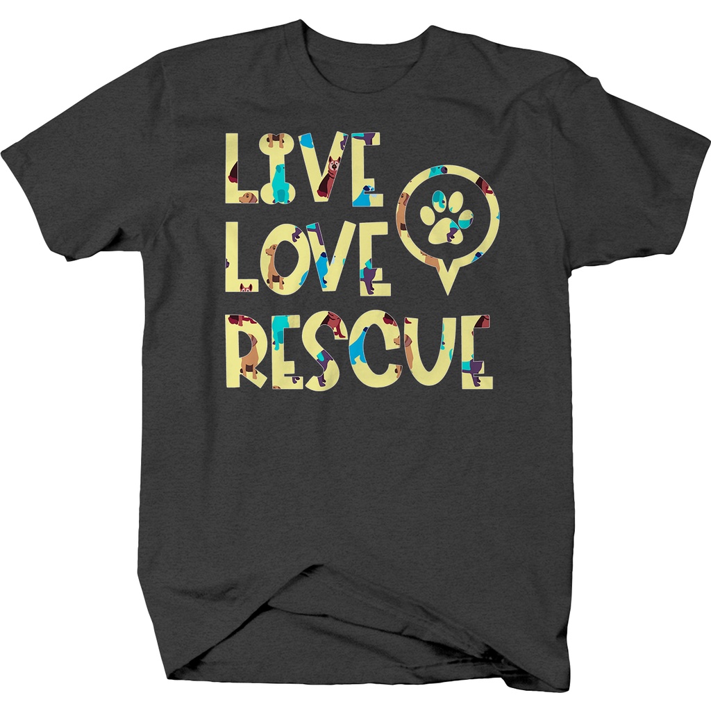 ผลิตภัณฑ์ใหม่-เสื้อยืด-พิมพ์ลายกู้ภัย-live-love-สําหรับผู้ชาย