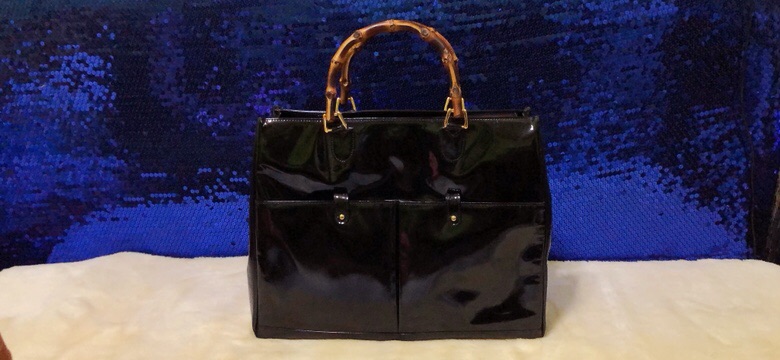 black-leather-hand-bag-แท้