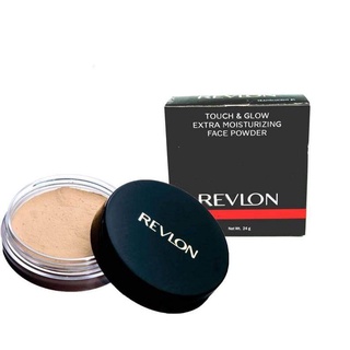 Revlon Touch &amp; Glow Extra Moisturizing Face Powder translucent#1 24g.ผลิต 03/23