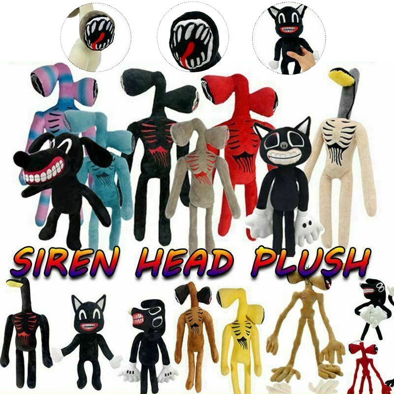 ภาพหน้าปกสินค้าพร้อมส่ง ของเล่นเด็ก ตุ๊กตาอะนิเมะ ไซเรนเฮด รุ่นเก่า มี 9 สี ขนาด 40 ซมSiren Head Whistle Man Plush Toy