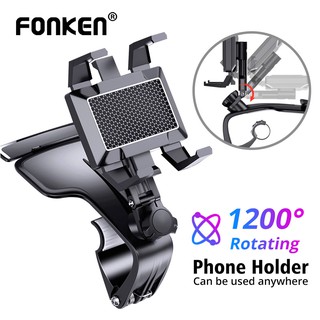 สินค้า Fonken อุปกรณ์ที่วางโทรศัพท์มือถือ แบบหมุนได้ 1200 องศา สําหรับรถยนต์