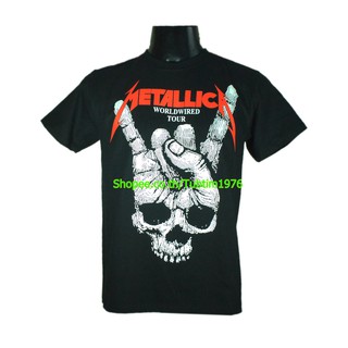 เสื้อยืดสุดเท่เสื้อวง Metallica เสื้อวงดนตรีร็อค เดธเมทัล เสื้อวินเทจ เมทัลลิกา MET1750Sto5XL
