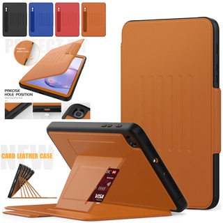 Pu Leather Case With Pen Holder For Samsung Galaxy Tab A8 10.5 X200/X205 2021 Tab A 8.0 T290/T295 2019 Tab A 8.4 T307 2020 Tab A 10.1" T510/T515 2019 Tab A7 10.4 T500/T505 Tab A7lite 8.7 T220/T225 2021 Magnetic flip Auto Wake Sleep Tablet Case Cover