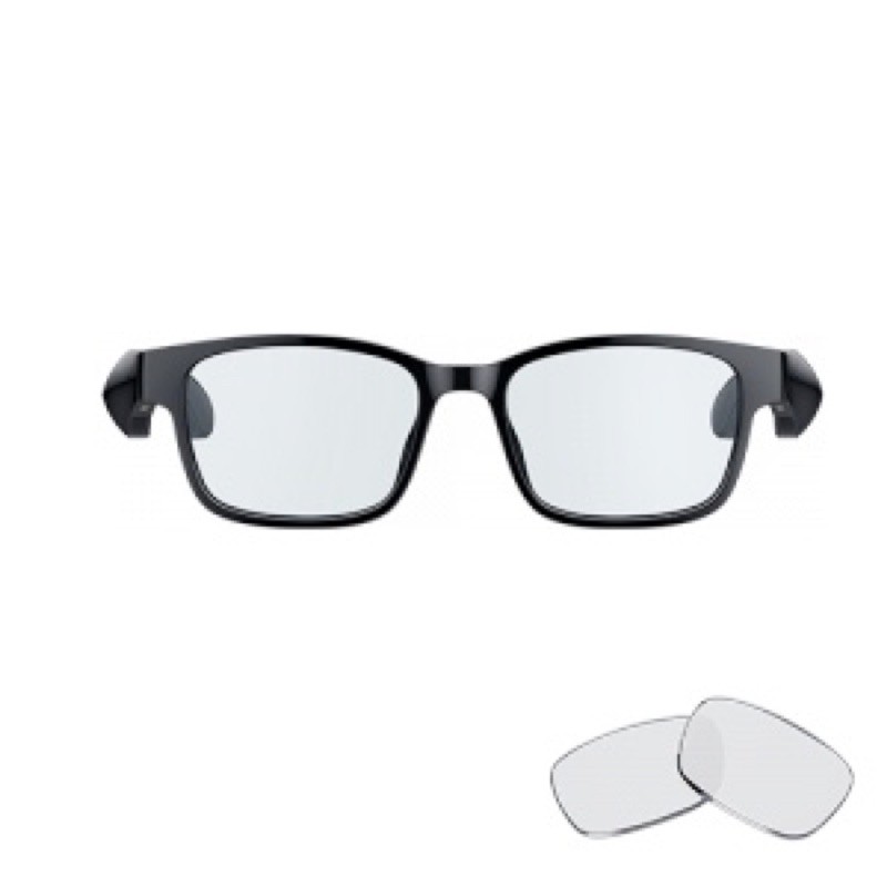 RAZER ANZU SMART GLASSES RECTANGLE DESIGN SIZE SM BLUE LIGHT AND