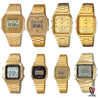 ภาพหน้าปกสินค้านาฬิกา CASIO vintage รุ่น A168WG| A178WGA | LA670WGA| AQ-230GA | DB360G | B640WGG-9 ที่เกี่ยวข้อง