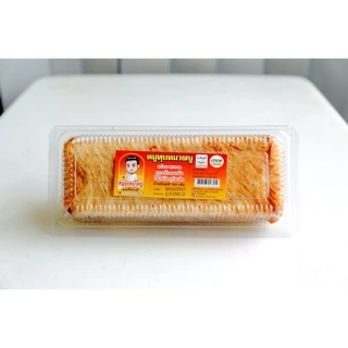 หมูทุบหมวดยู แบบกล่องยาว น้ำหนัก 200 กรัม  สินค้าโอท๊อป สระบุรี อร่อย สะอาด ไม่ใส่วัตถุกันเสีย photo