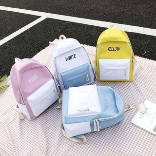 กระเป๋าเป้สะพายหลัง กระเป๋าเป้สะพายหลังผู้หญิง backpack V0114