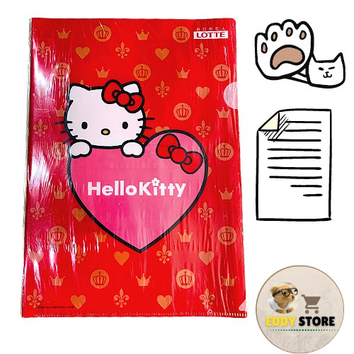 แฟ้มเอกสาร-แฟ้มสอด-hello-kitty-a4