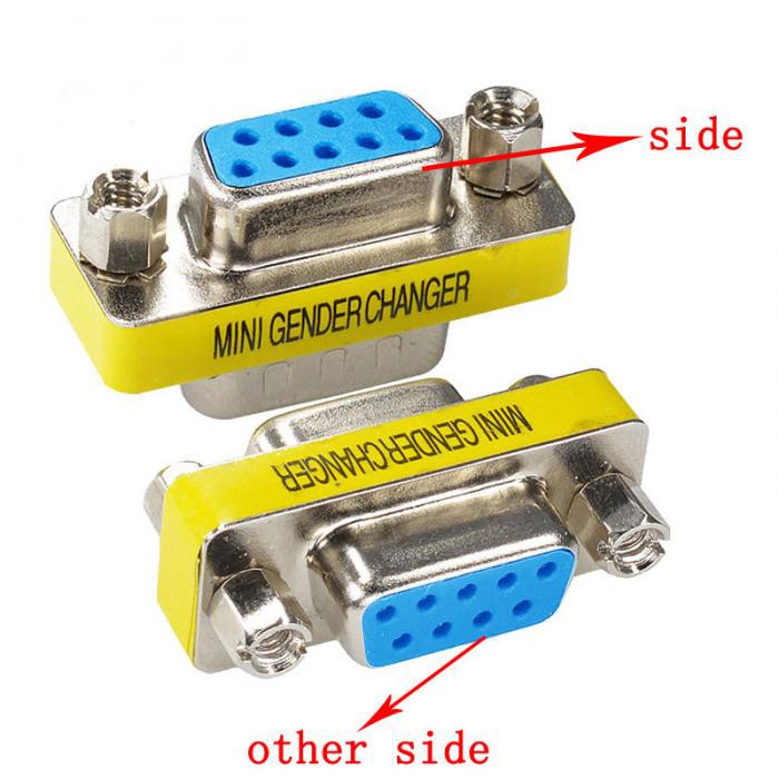 อะแดปเตอร์-คอนเนคเตอร์-db9-หัว-เมีย-เมีย-1pcs-db9-female-to-female-adapter-gender-changer-serial-rs232-coupler