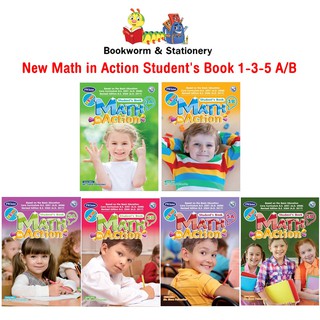 หนังสือเรียน New Math in Action Students Book 1 - 2 - 5 A/B