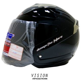 สินค้า หมวกกันน็อค SPACE CROWN VISION