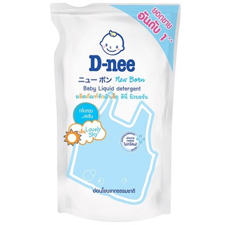 ◕SuperSale63 600ML ดีนี่ D-NEE น้ำยาซักผ้าดีนี่ DeeNee ซักผ้าอ่อนโยน ซักผ้าเด็ก สะอาดไม่ระคายเคืองน้ำยาปรับผ้านุ่มเด็กน�