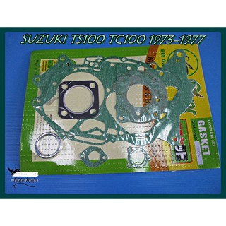 SUZUKI TS100 TC100 year 1973-1977 ENGINE GASKET COMPLETE SET  // ปะเก็นเครื่อง "ตราผึ้ง" ชุดใหญ่ สินค้าคุณภาพดี