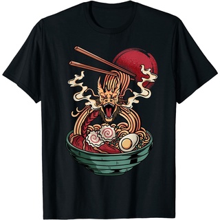 เสื้อยืด พิมพ์ลายการ์ตูนอนิเมะ Ramen Noodles สไตล์ญี่ปุ่น พรีเมี่ยม ให้เป็นของขวัญได้