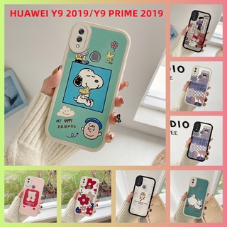 เคส HUAWEI Y9 2019 Y9 Prime 2019 เคสโทรศัพท์ซิลิโคนกันกระแทก สนูปปี้. ลายน่ารัก KLQ