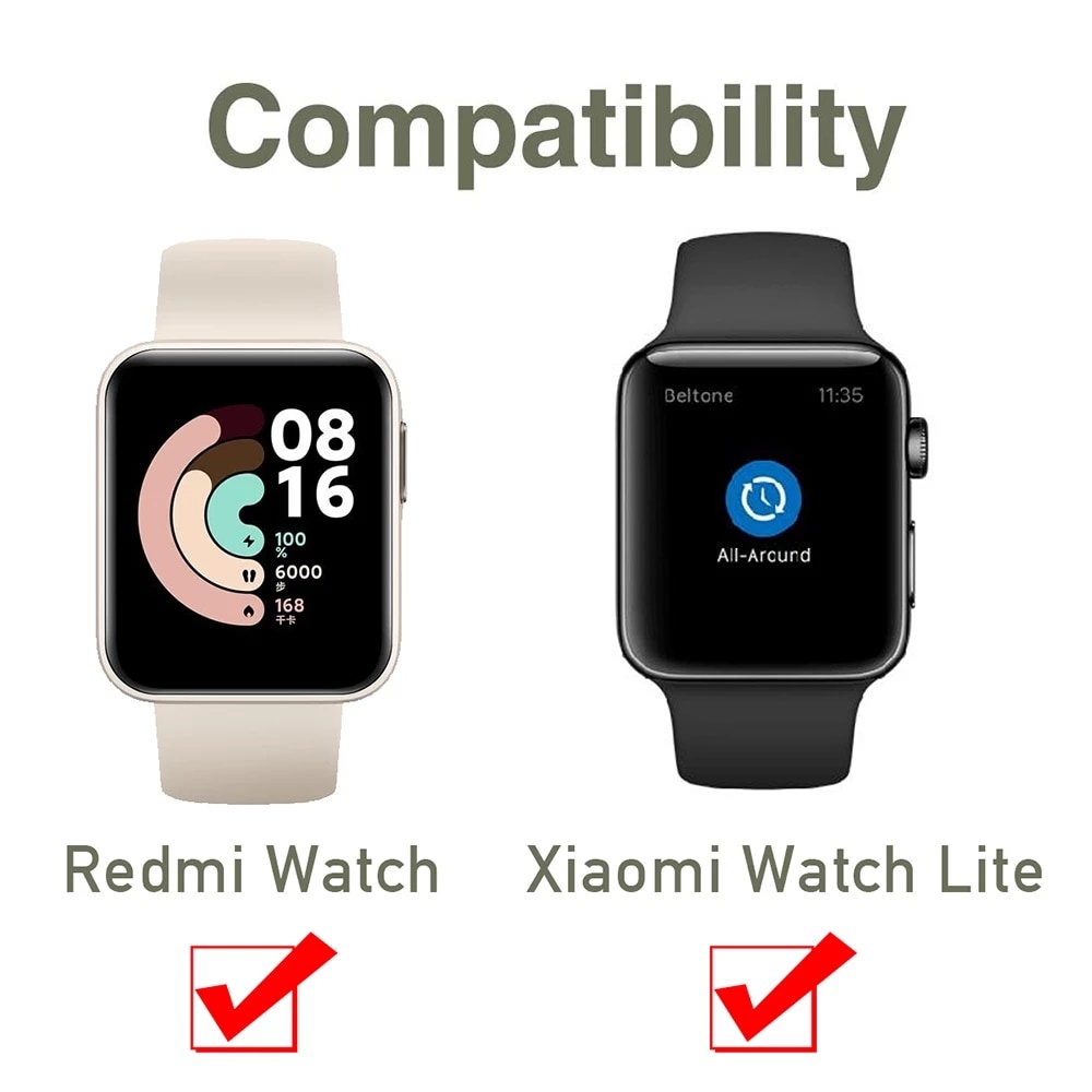ภาพสินค้าฟิล์มกันรอยหน้าปัดนาฬิกาข้อมือ แบบไฮโดรเจลนิ่ม ป้องกันเต็มรูปแบบ สำหรับ Xiaomi Redmi Watch 2 Lite Xiaomi Mi Watch Lite จากร้าน moyte.th บน Shopee ภาพที่ 3