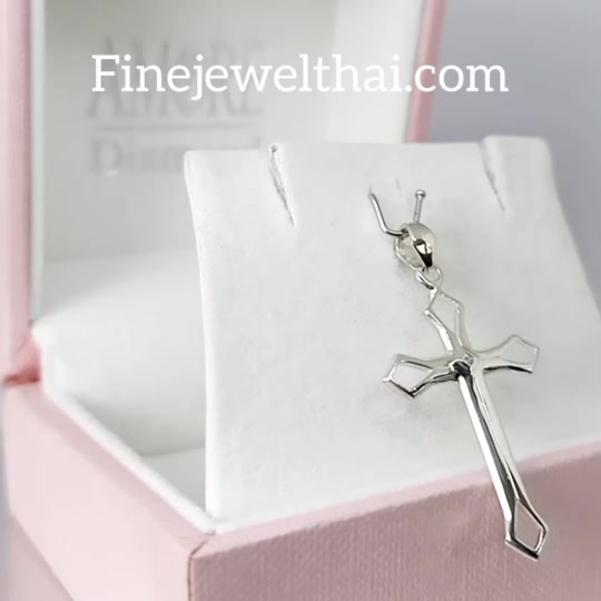 จี้เพชร-จี้ไม้กางเขน-จี้เงิน-เพชร-cz-พลอยประจำเดือนเกิด-finejewelthai-p1202cz00