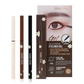 อายไลเนอร์ HF772 SIVANNA COLOR FINE WATERPROOF EYELINER GEL กันน้ำ กันเหงื่อ