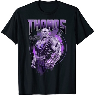 เสื้อยืด Marvel Infinity War Thanos Purple Distressed Graphic T-Shirt For Adult