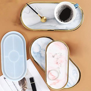 AMOS DIY Oval Mold Ashtray Mold Coaster Silicone Tray Mold  Epoxy Resin Casting Molds Plaster Mold DIY Crafts  Making Tool