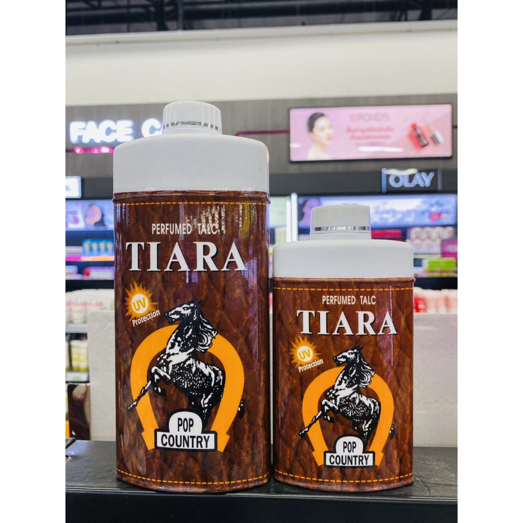 TIARA Pop Country แป้งหอม เทียร่า ป็อป คันทรี่ สูตรป้องกัน UV ขนาด 90 ...