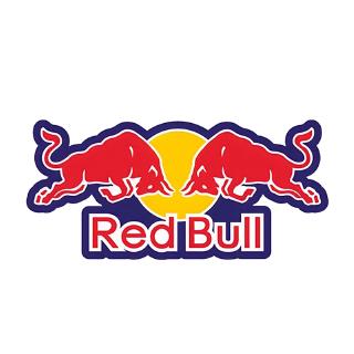 EARLFAMILY 13cm x 6cm Red Bull Car Sticker Car Body Door Protector Anti Scratch Decal