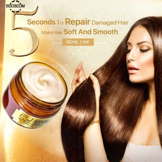 【Available】 PURC Magical treatment mask 5 seconds Repairs damage restore soft hair 60ml for all hair types keratin Hair &amp; Scalp Trea 【BooBoom】หน้ากากเกาหลี