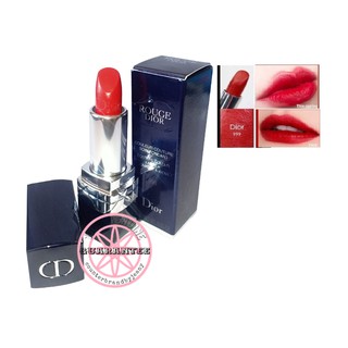 ของแท้ DIOR Rouge Dior Couture Colour Lipstick Comfort &amp; Wear 1.5g #999 (TRAVEL SIZE)