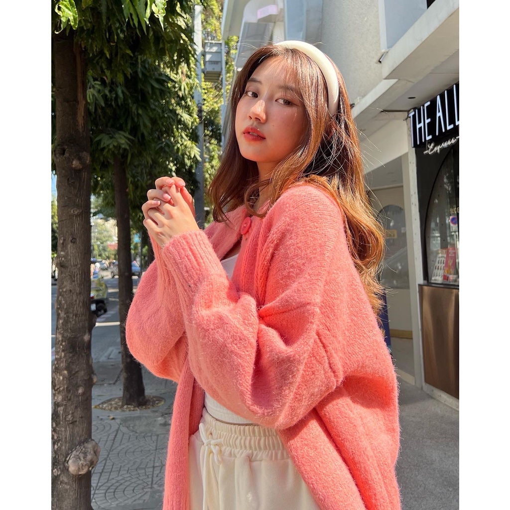 chuuchop-พร้อมส่ง-c7530-luna-chuu-cardigan-เสื้อคาดิแกนแขนยาวผ้าไหมพรม-มี5สี