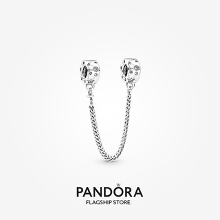 Pandora สายโซ่นิรภัย ลายดาวและกาแล็กซี่