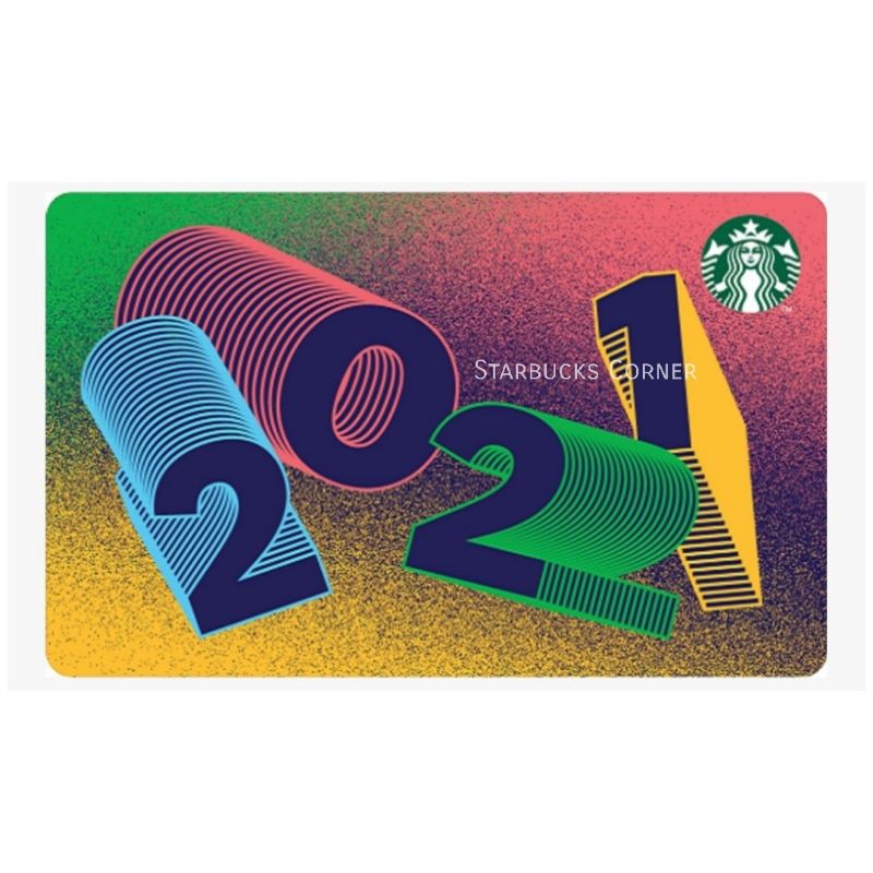 ภาพหน้าปกสินค้าบัตร Starbucks ลาย New Year 2021 / บัตรเปล่า จากร้าน johnnystb บน Shopee