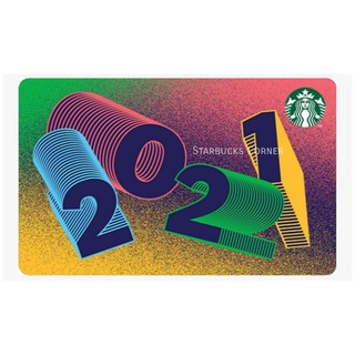 ภาพขนาดย่อของภาพหน้าปกสินค้าบัตร Starbucks ลาย New Year 2021 / บัตรเปล่า จากร้าน johnnystb บน Shopee