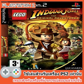 แผ่นเกมส์ PS2 - LEGO Indiana Jones The Original Adventures (USA)
