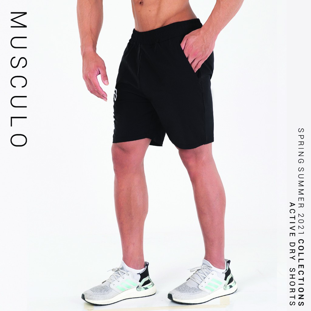 musculo-กางเกงขาสั้นผ้ารุ่ม-active-dry-fw2020