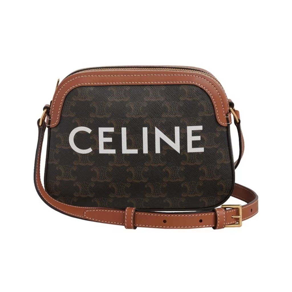 celine-celine-triomphe-arc-de-triomphe-series-ดอกไม้เก่าคลาสสิก-กระเป๋ากล้องพิมพ์ลายเต็ม-ไหล่-กระเป๋าสะพายข้างขน