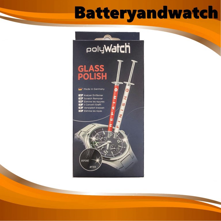 นํ้ายาขัดกระจก-นํ้ายาสำหรับลบรอยบนกระจกนาฬิกา-poly-watch-glass-polish-made-in-germany