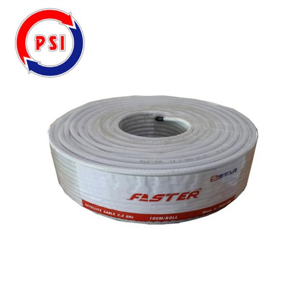 psi-fast-สาย-rg6-60-100ม-ขาว-ดำ-เหมาะสำหรับงานติดตั้งจานดาวเทียม-และเดินสายโทรทัศน์ภายในบ้านหรือตัวอาคาร