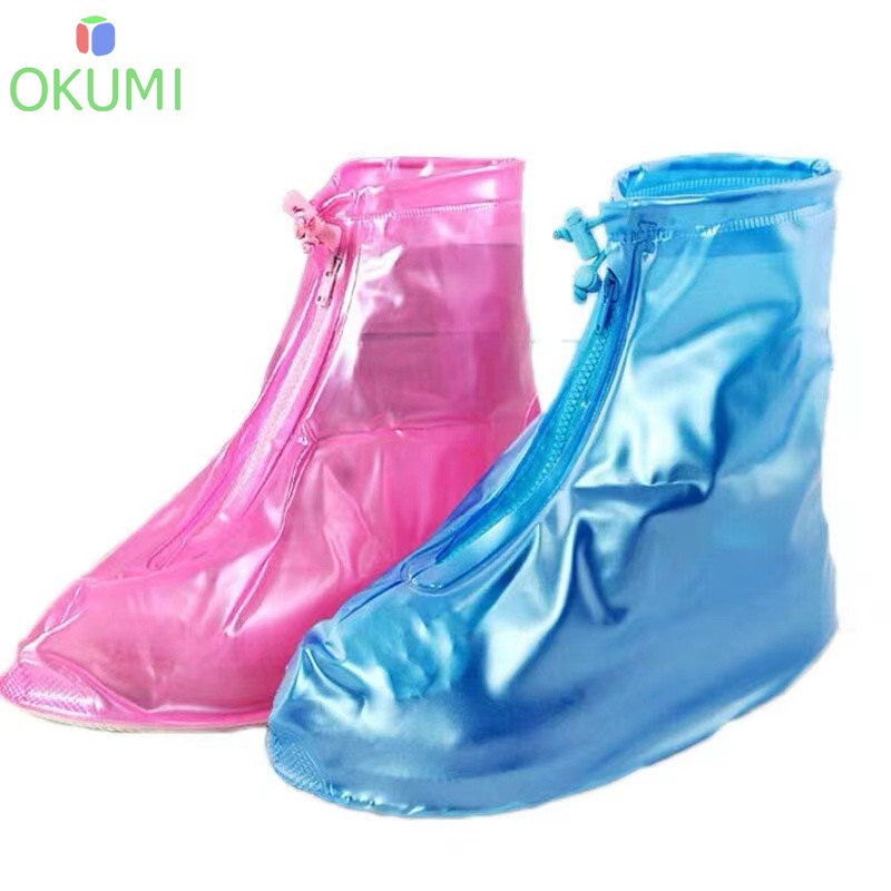 รูปภาพสินค้าแรกของOKUMI_SHOP รองเท้ากันน้ำ รองเท้ากันฝน ถุงคลุมรองเท้า มีให้เลือกหลายขนาด