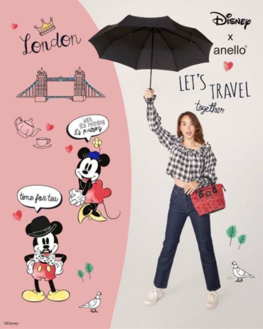 ลดล้างสต็อก-สินค้าหมดแล้วหมดเลยanello-กระเป๋าโท้ท-mini-disney-x-anello-dt-g011