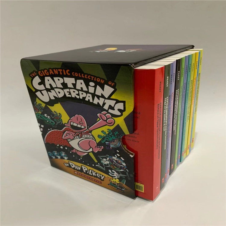 a-book-he-gigantic-collection-of-captain-underpants-english-stories-1-12-books-12-เรื่องในภาษาอังกฤษ