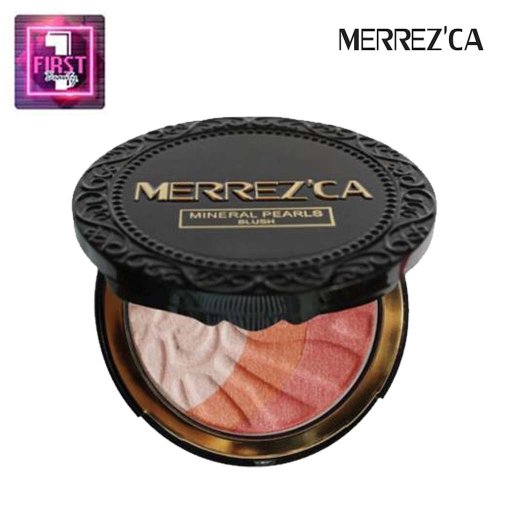 ภาพสินค้าMerrezca Mineral Pearls Blush เมอร์เรซกา มิเนอร์รอล เพียร์ล บลัชออนหน้าเงา ประกายกลิตเตอร์ จากร้าน firstbeauty1 บน Shopee ภาพที่ 1